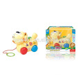 Cute Cartoon Dog Pull Line Toys,Plastic Train With Bell